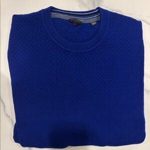 Ted Baker Men's Vibrant Blue Crewneck Sweater